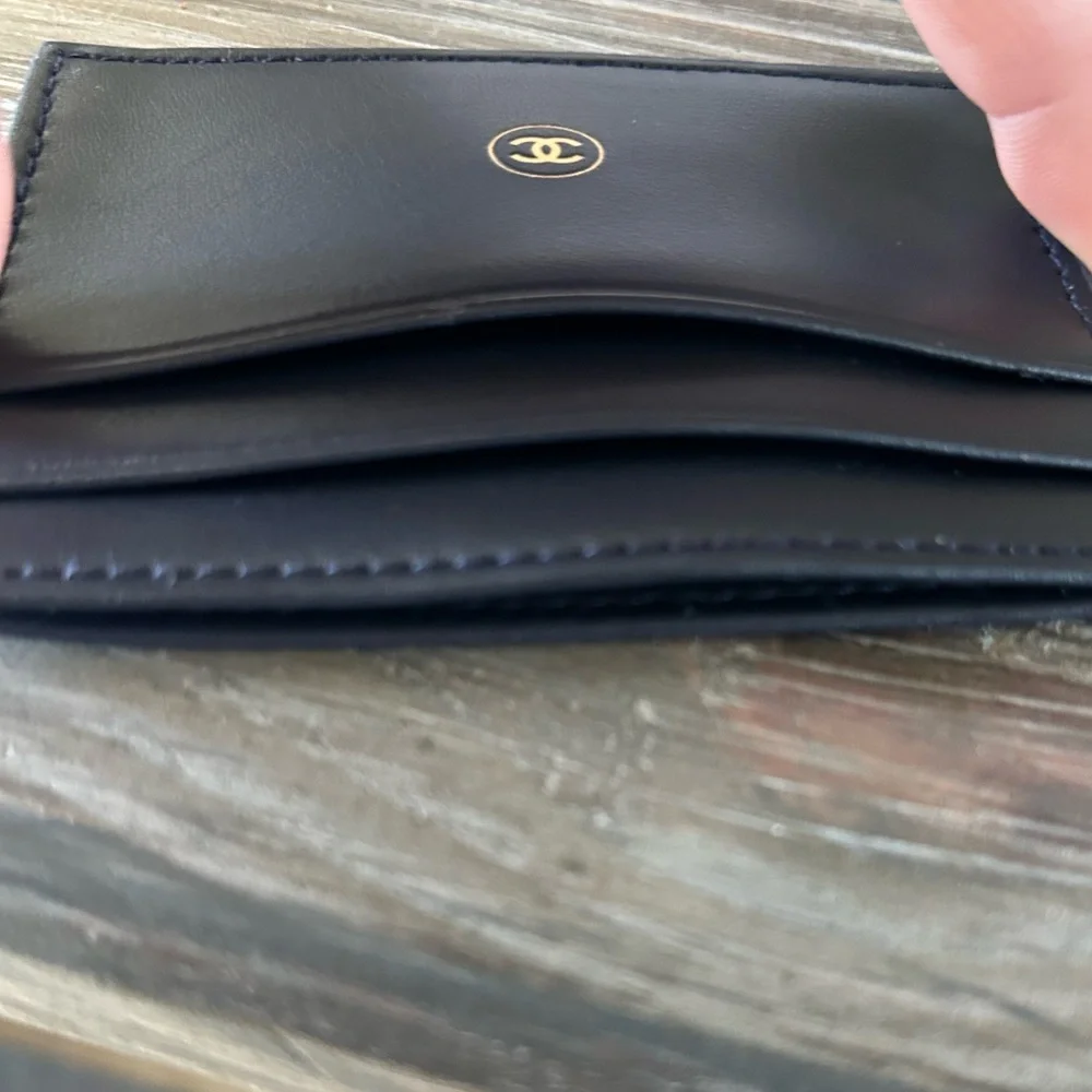 CHANEL cardholder bleu